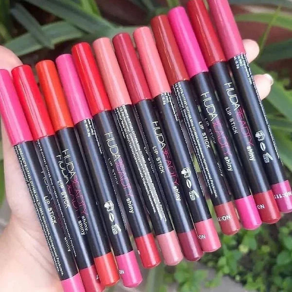 Huda Beauty Matte 12 Thick Lip Pencils